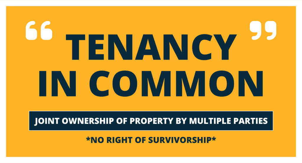 joint tenancy and tenancy in common both share the unity of